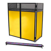 Système de cabine combinée Equinox avec réglette d'éclairage RVB 1M